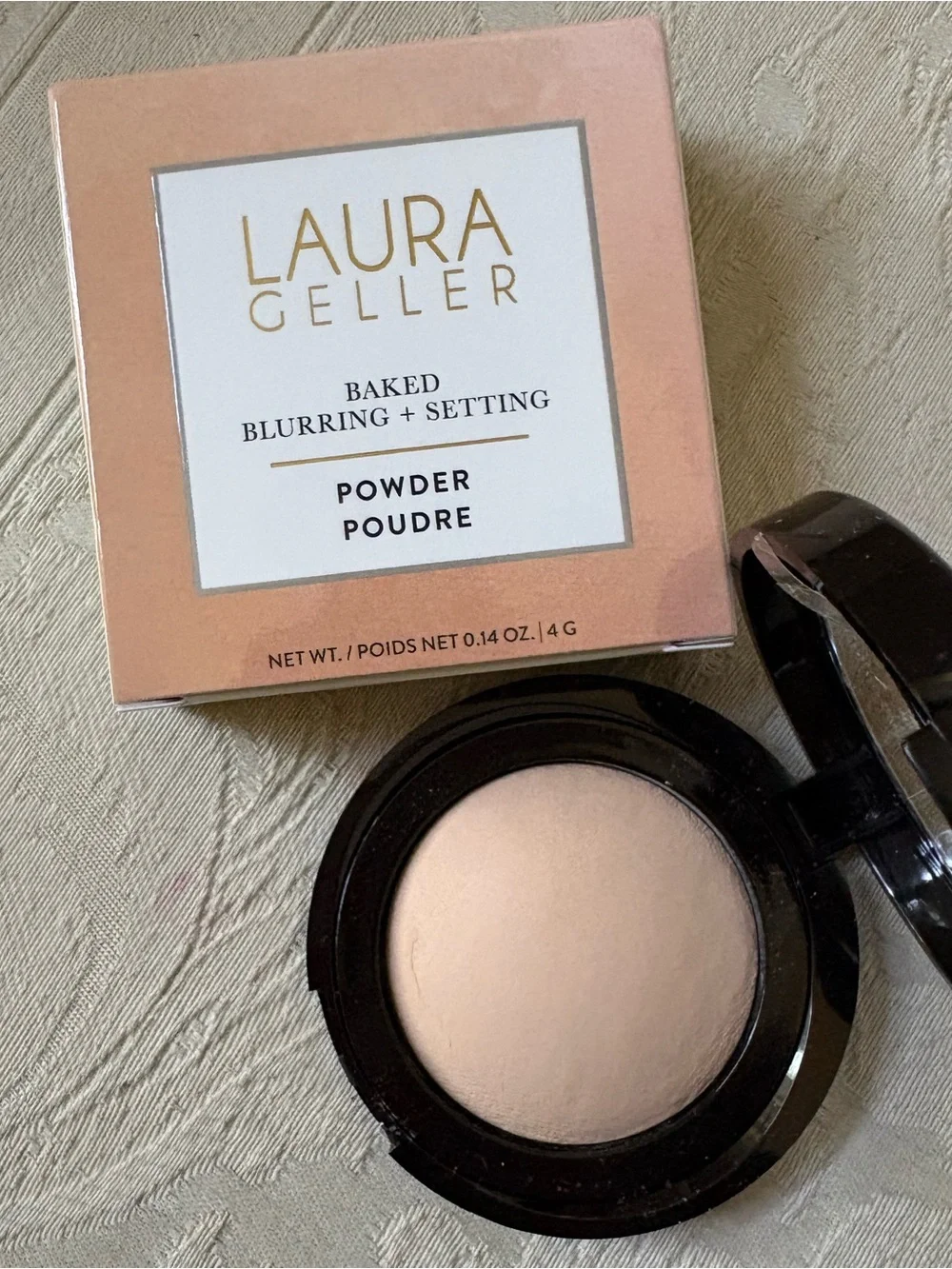 Laura Geller Baked Blurring + Setting Powder in Porcelain to Fair BNIB